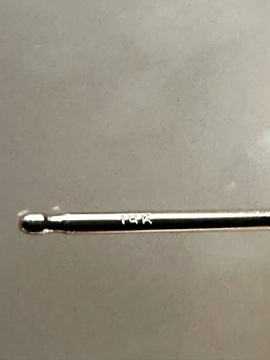 14k Solid Gold White Pearl Stud Earrings - Picture 7 of 14